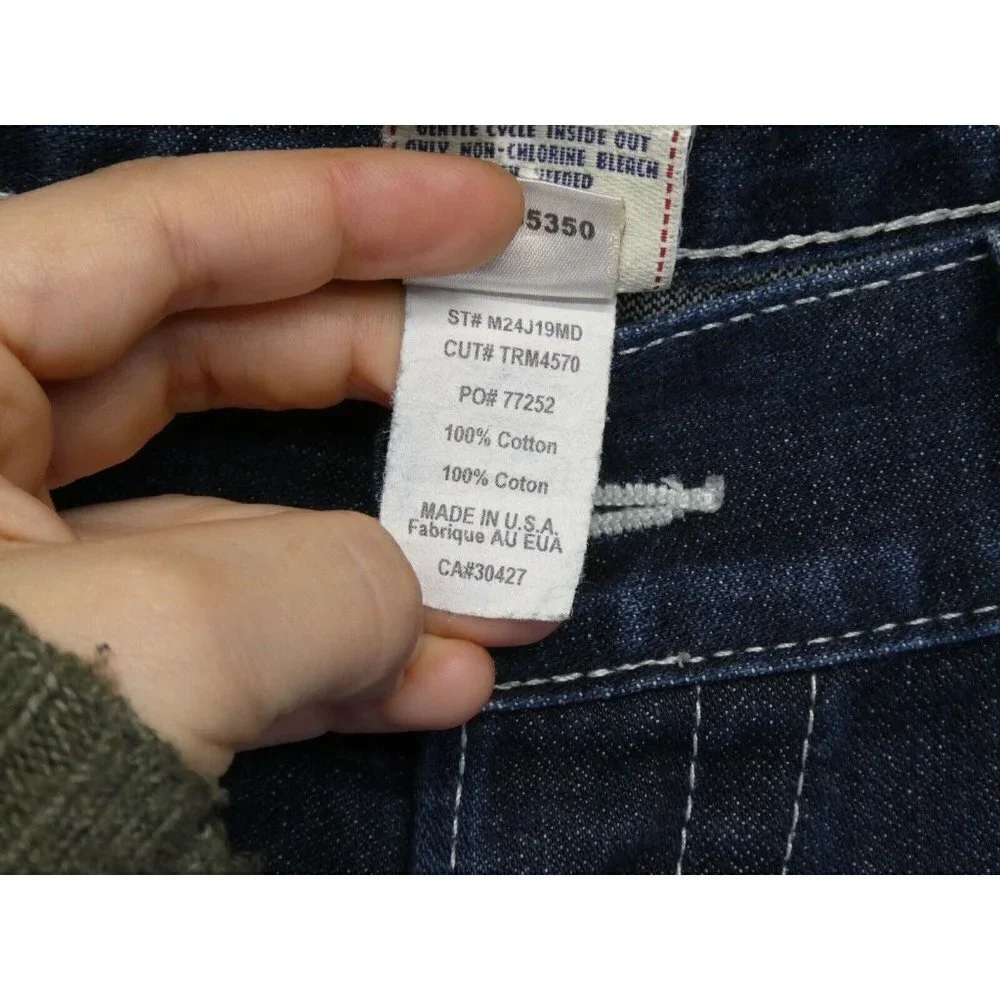 Vintage True Religion Jeans Mens 38‎ Geno Button Fly Waist 41